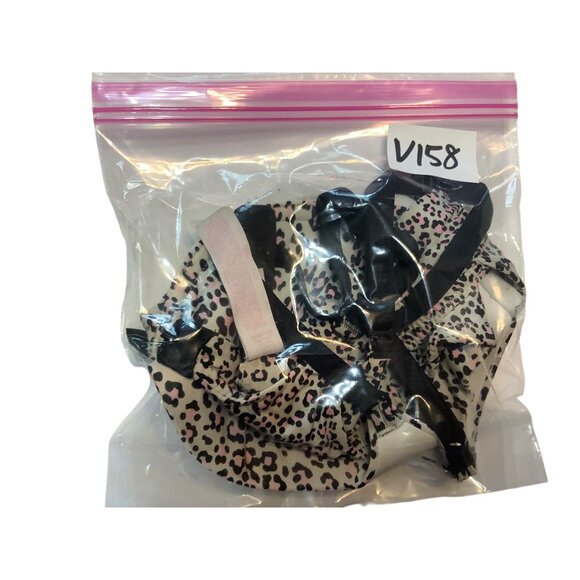 Victoria's Secret Leopard Print Push-Up Bra Size 34B Adjustable Straps Underwire - Picture 6 of 6